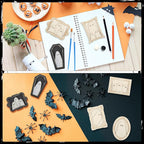 Simgoing 24 Set Wood Ghost DIY Frames Decorating Craft - Image 5