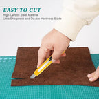 8 Pack Box Cutter Utility Knife, 9mm Snap-off Box Cutter Retractable - Image 2