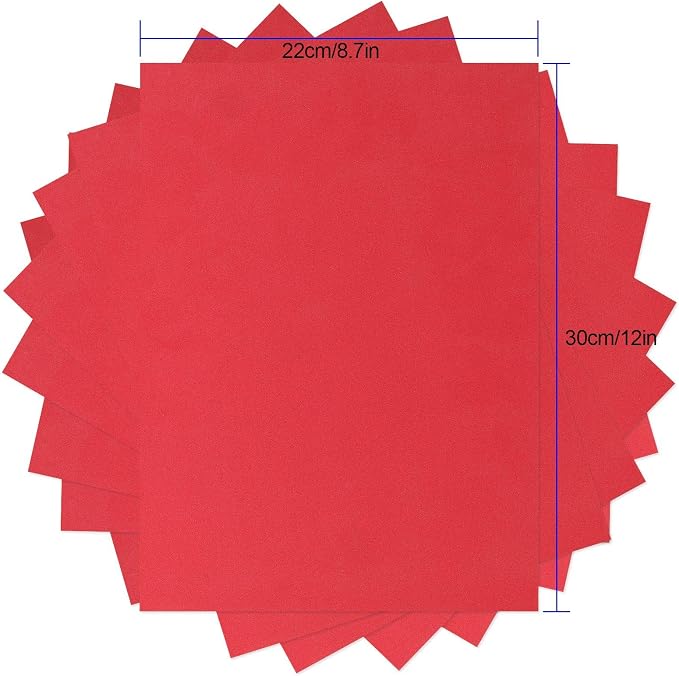 LANIAKEA Red EVA Foam Sheets 9x12 Inch - Image 2