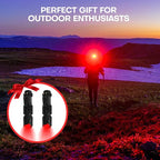 2 Pack Red Flashlight LED Single Mode Light 1 Mode LED Torch Scalable Red Light - Image 7