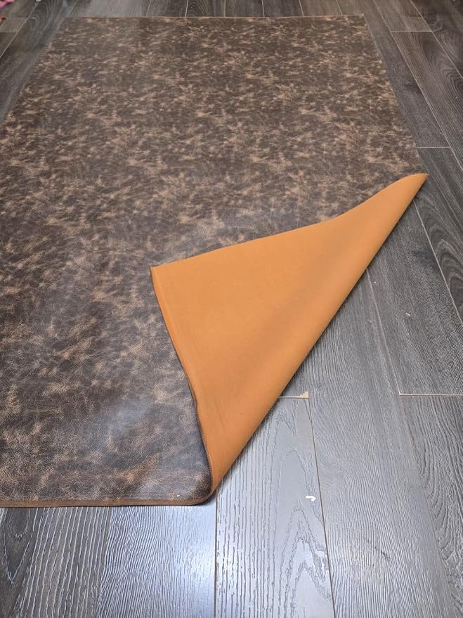 NAT Leathers, Calf Soft Faux Vegan Leather PU {Peta Approved Vegan}, 1 Yard Cut - Image 4