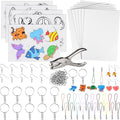 ASTARON 168Pcs Shrinking Plastic Sheets Kit Includes 15 Shrinking Film Art Paper by ASTARON