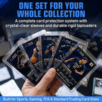 Invested Alliance 200-Pack Toploaders & Card Sleeves – 100 Crystal-Clear 35PT - Image 8