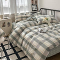 mixinni Full Size Buffalo Plaid Duvet Cover Set by mixinni