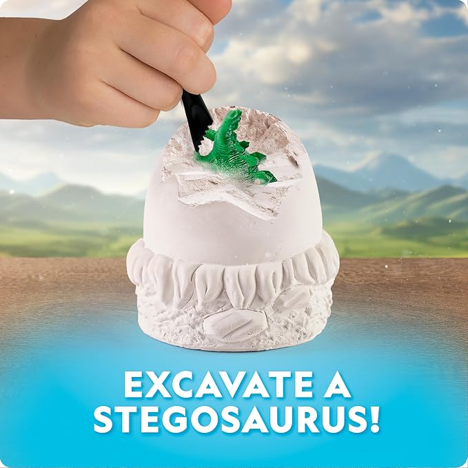 National Geographic Giant Dinosaur Egg Activity Kit – 15+ Dino Crafts, Painting - Image 4