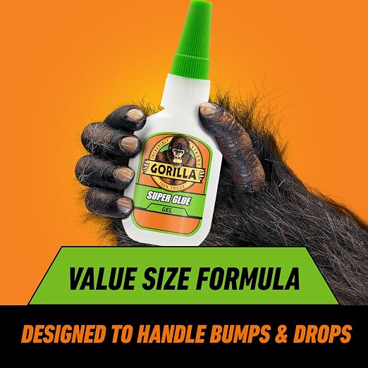 Gorilla Super Glue Gel Value Size, Fast‑Setting Strong Bond, Impact‑Tough - Image 2