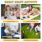 VKPI 4 Pieces Cats Foam Art Crafts Gift Kit, Creative Make Your Own Kittens - Image 6