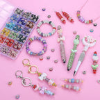 Aipridy European Large Hole Beads, Colorful Glass Charm Beads Set - Image 2
