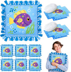 Chunful 6 Sets Under the Sea Tied Pillow Craft Kit DIY Underwater Animals by Chunful