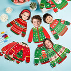 60pcs Christmas Theme Cutouts Ugly Sweater Bulletin Board Decorations Xmas Ugly - Image 4