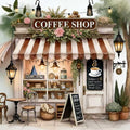 KYOQFVN Coffee Shop Cross Stitch Kits by KYOQFVN