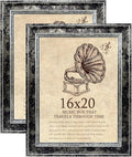 16x20 Picture Frame with Real Glass set of 2, Vintage Frames by TKYGU