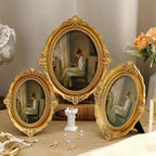 Wonderjune 3 Pcs Vintage Picture Frames Antique Set Baroque Ornate Gold Arched by Wonderjune