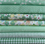 7PCS 18" x 22" Quilting Fat Quarters Fabric Bundles, by Unknown