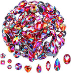 1000 Pcs Crystal AB Colorful Jewels Gems by KDCQAH