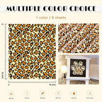 Tintnut Leopard Permanent Vinyl 8 Sheets 12x10in Orange Adhesive Vinyl | - Image 2