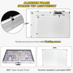 Trade Show Display Case – 34"x22" Large Aluminum Locking Tabletop Showcase - Image 4