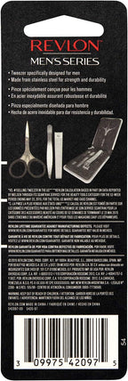 Revlon Slanted Tip Tweezers for Men, Ultra-Sharp for Precision Eyebrow Shaping - Image 8