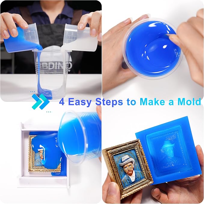 BBDINO Silicone Mold Making Kit, Liquid Silicone - Image 5