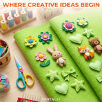 IONTACH 18" X 18" Soft Felt Sheets 1.6mm Thick | Acrylic Felt Fabric Sheets - Image 7