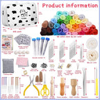 Mayboos Needle Felting Kit, 42 Colors Wool Roving Set, Needle Felting Kit - Image 2