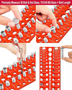 Manalete Thread Checker, Nut and Bolt Thread Checker, Screw Size and Thread - Image 3
