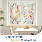 rabbitgoo Window Privacy Film, Stained Glass Window Film Decorative, 3D Rainbow - Image 2