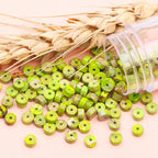Natural Stone Heishi Beads for Necklace Making, 4 mm x 2 mm Small Flat Round - Image 7