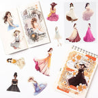 JOYCHOIC Scrapbook Stickers Set, Junk Journal Supplies, Aesthetic Transparent - Image 2