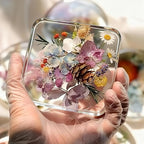 12-Cavity Extra Deep Coaster Resin Molds Silicone, 4 Inches Round and Squares - Image 4