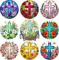 8-Pack Diamond Art Coaster Kit by DOZEEZOP