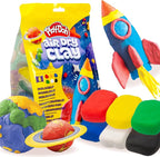 Play-Doh Brand Air Dry Clay, 6 Vibrant Clay Colors, Soft & Ultra Light Modeling by Unknown