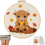 Louise Maelys Highland Cow Embroidery Kit by LouiseMaelys