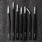 ZHIYE Precision ESD Anti-Static Tweezers, Jewelry-making, Laboratory Work - Image 3