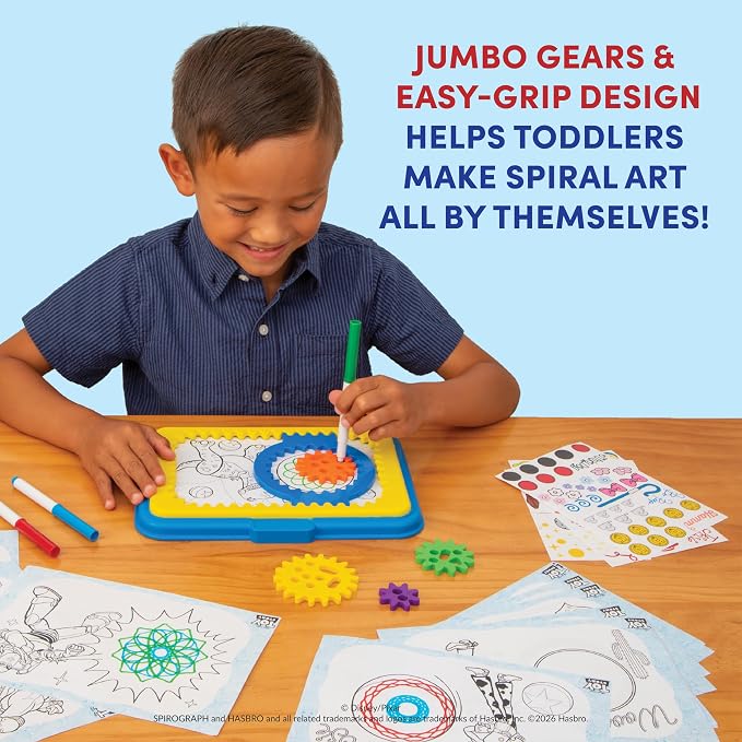 Spirograph Disney Jr. Toddler Arts and Crafts, Drawing Art Kit, Toddler - Image 4