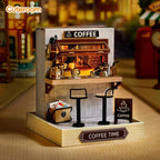 CUTEROOM DIY Doll House Miniature Furniture Wooden House Kit - Image 6