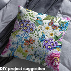 Castle Fairy Spring Flowers Fabric, 10 Yards, Polyester/100%, Floral Pattern - Image 3