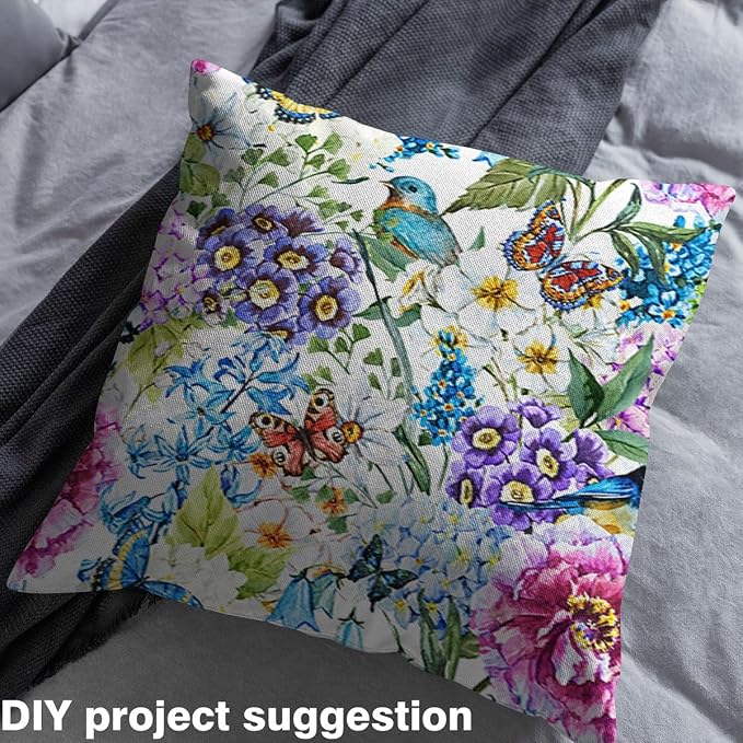 Castle Fairy Spring Flowers Fabric, 10 Yards, Polyester/100%, Floral Pattern - Image 3