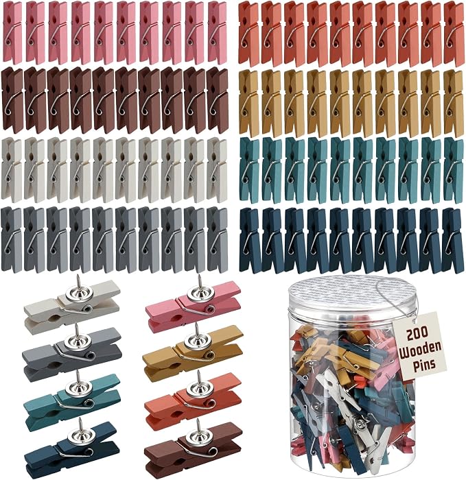 Affrolling 200 Pcs Push Pin by Affrolling
