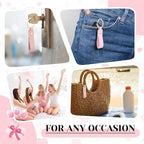 Wavyknot 100 Pcs PU Leather Keychain Blanks Bulk Laser Engraving Blanks - Image 6