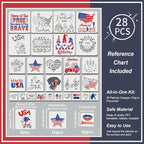 Patriotic Stencils for Painting, Party Decorations and DIY Crafts - Image 6