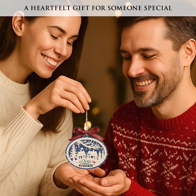 God Say You are Christian Christmas Ornament 2025, God Says I am 2D Flat - Image 4