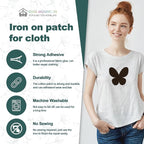 Iron on Patches for Clothes, 8 Pieces Patches for Cloth, 100% Cotton Fabric - Image 2