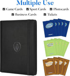 Premium 9 Pocket Card Binder for 360 Cards, Fabmaker PU Cover Trading Card - Image 3