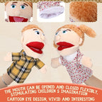 Lenwen 6 Pcs Family Hand Puppet Set Family Members Puppets - Image 4