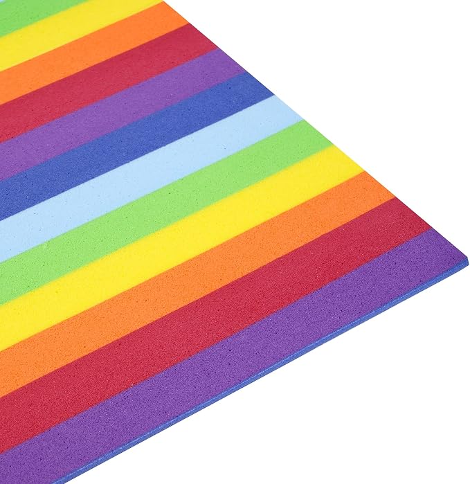 20 Pack: 12”; x 18”; Rainbow Foam Sheet by Creatology™ - Image 2