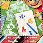 Fainne 100 Pcs 2 Inch Stencils Small Stencils - Image 4