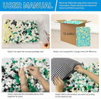 Bean Bag Filler, 25lbs Shredded Memory Foam Stuffing, Filling & Refill - Image 6