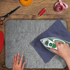 ZOMONETI 17" x 13.5" Wool Pressing Mat 100% New Zealand Felted Wool Ironing Mat - Image 4