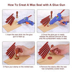 Yoption Wax Seal Kit, Eucalyptus Wax Seal Stamp, Wine Packages - Image 7